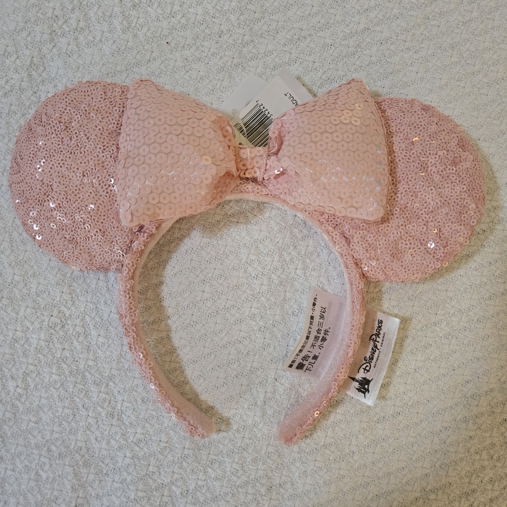 Pink Sequin Ears